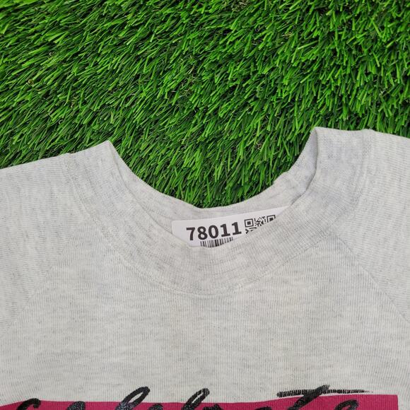 Vintage 1991 Earth Day Sweatshirt Womens Medium 19x22 Gray - Picture 13 of 14